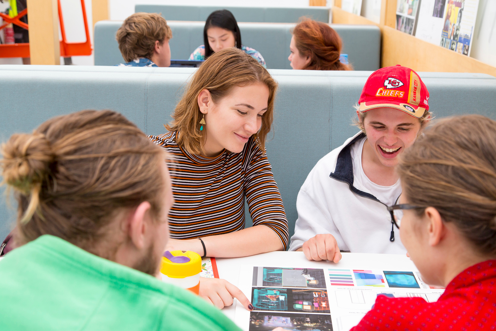 Students on campus