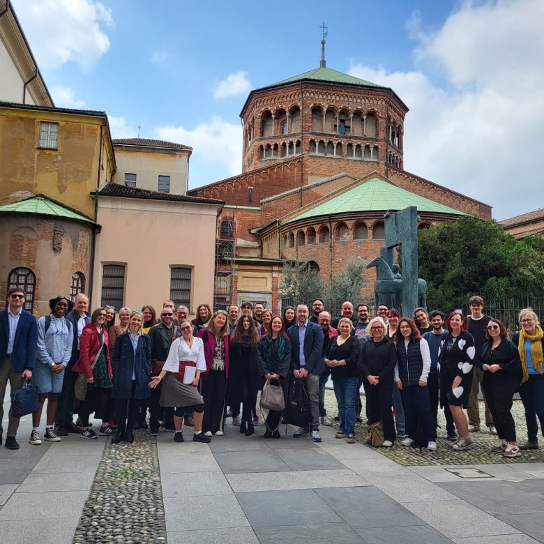 A group of students in Italy