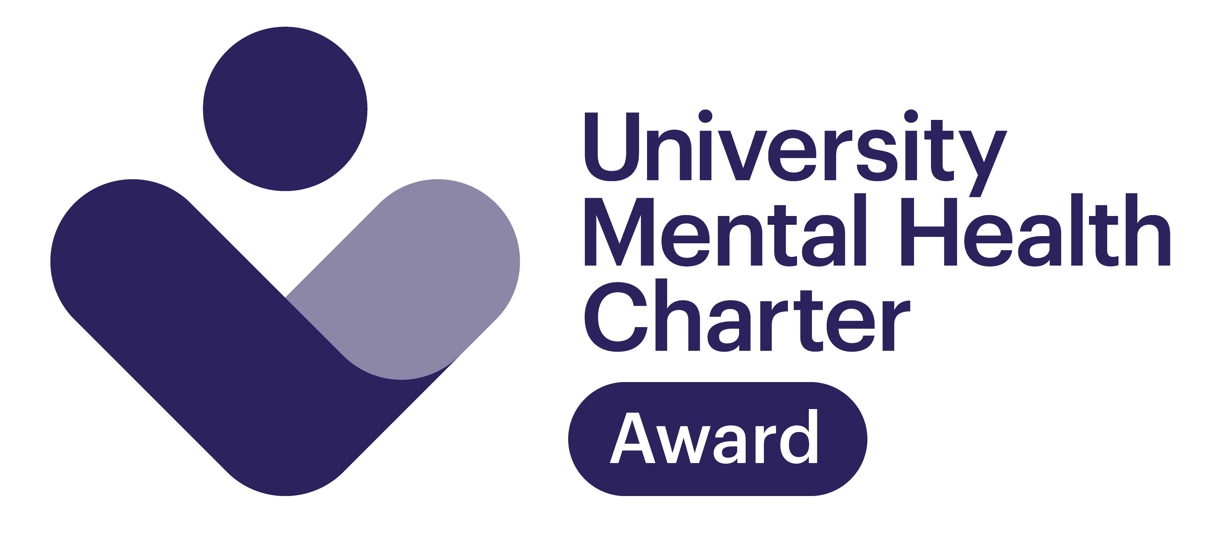 University Mental Health Charter Award logo