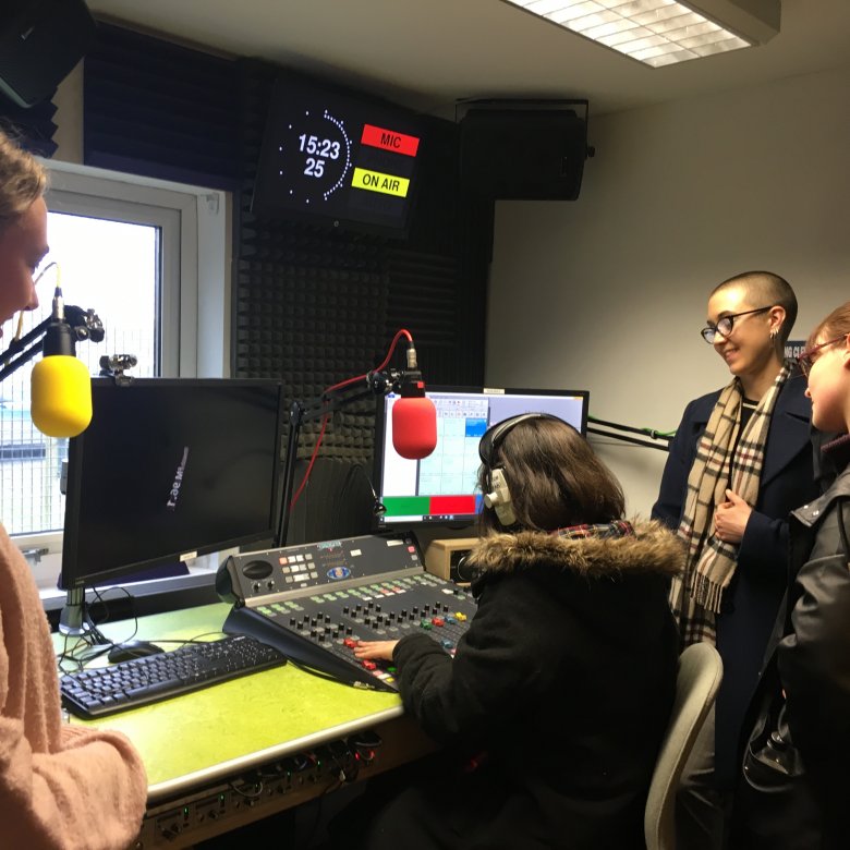 Students visit Source FM