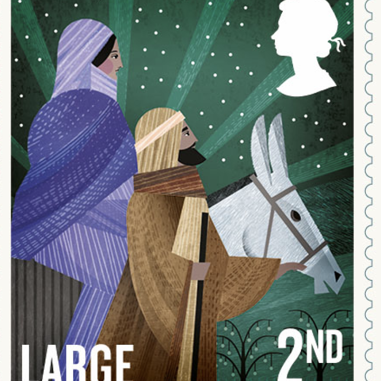 Katie Ponder Christmas stamps