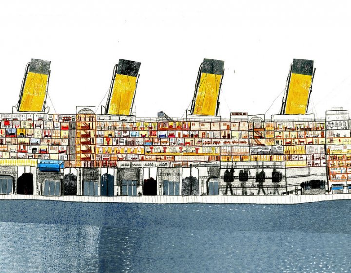 Illustration of a ship