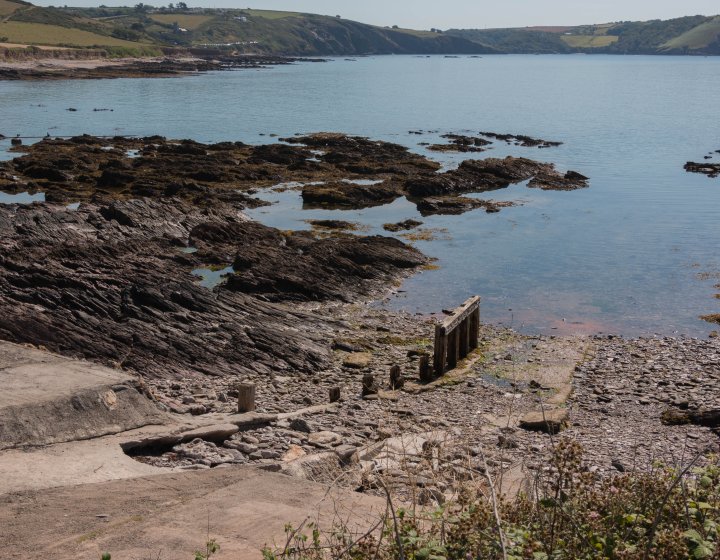 coastal image of sea and land