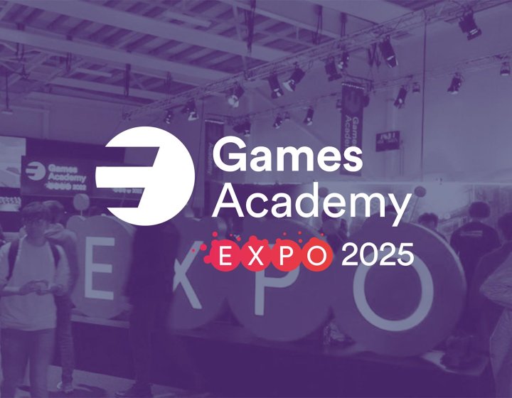 Games Academy Expo 2025 branding overlayed on photograph