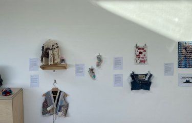 Student work in the gallery