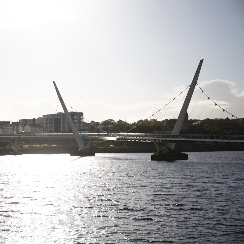 A bridge in Derry, Northern Ireland