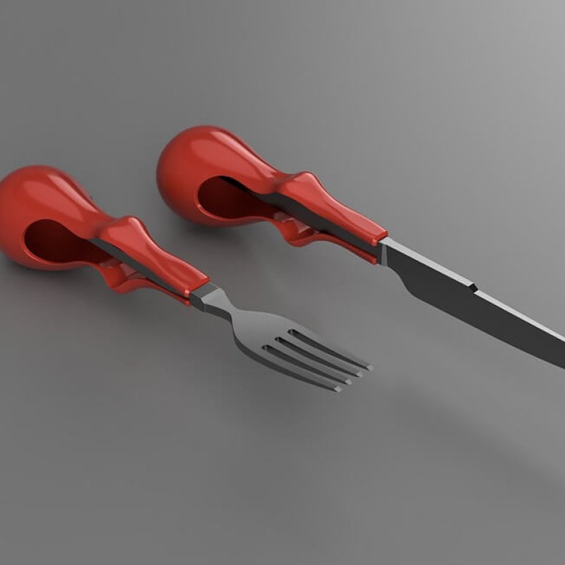 kit rose cutlery