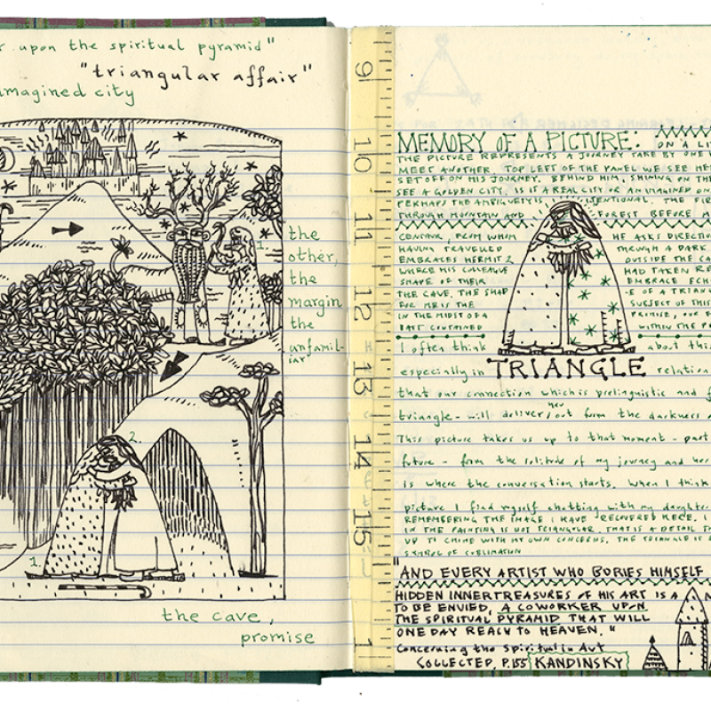 Pages from an artist's notebook