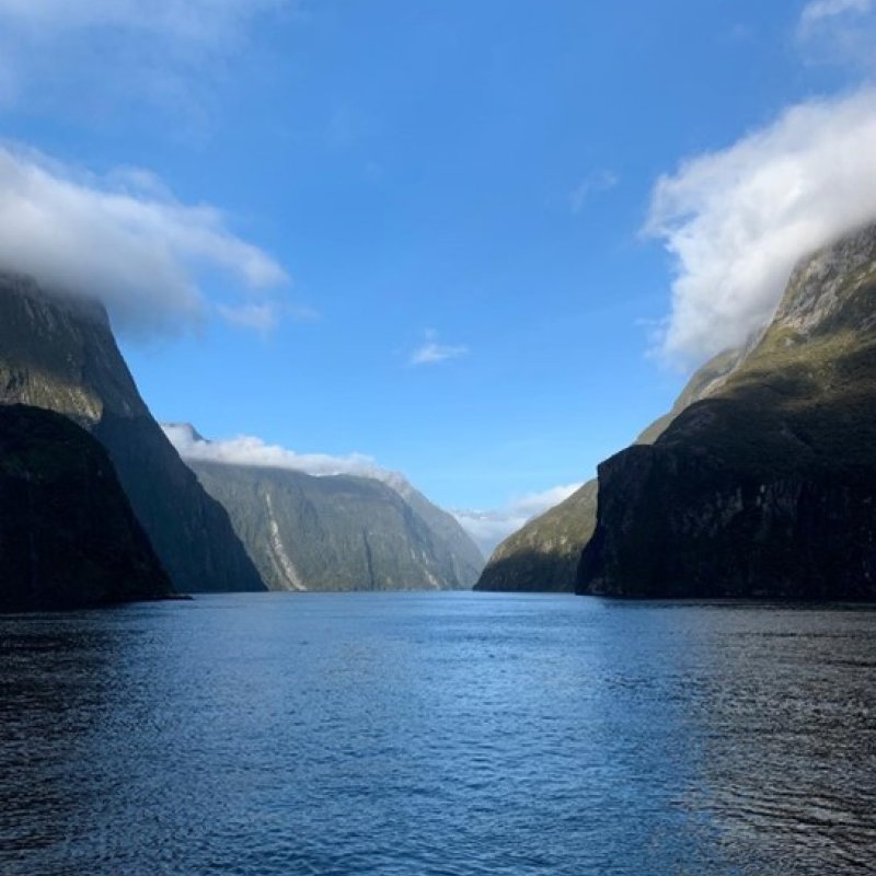 Seascape view of Milford