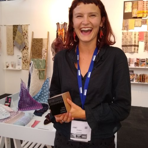 Textile Design Student Beth Somerville's winning  New Designers 2023